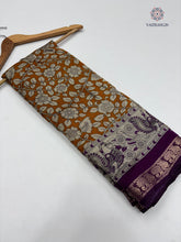 Load image into Gallery viewer, Blossom New Festive Wear Pure Mangalkari Viscouse Silk Designer Print n Weaving Saree For Women