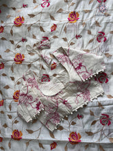 Load image into Gallery viewer, New Chanderi Cotton Heavy Embroidery n Tussels Work Fancy Designer Wedding Wear Saree With Stitched Blouse