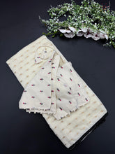 Load image into Gallery viewer, Gorgeous Party Wear White Colour Pure Chanderi Jari Butti Work Fancy Designer Saree For Women