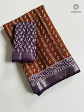 Load image into Gallery viewer, Sempiternal Kota Fabric Print n Zari Weaving Work Fancy Designer Saree With Blouse Piece