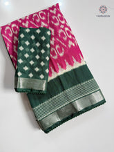 Load image into Gallery viewer, Sempiternal Kota Fabric Print n Zari Weaving Work Fancy Designer Saree With Blouse Piece