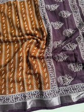 Load image into Gallery viewer, Sempiternal Kota Fabric Print n Zari Weaving Work Fancy Designer Saree With Blouse Piece