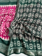 Load image into Gallery viewer, Sempiternal Kota Fabric Print n Zari Weaving Work Fancy Designer Saree With Blouse Piece