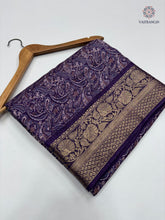 Load image into Gallery viewer, Gorgeous Pure Dola Crush Silk Print With Designer Jacquard Work Fancy Designer Festive Wear Saree