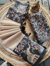 Load image into Gallery viewer, New Festive Wear Handloom Tussar Silk Chitrakala Print With Tussle Work Fancy Designer Saree With Blouse