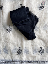 Load image into Gallery viewer, Latest Party Wear off White Colour Chanderi Cotton Heavy Embroidered n Tussels Work Fancy Saree With Blouse