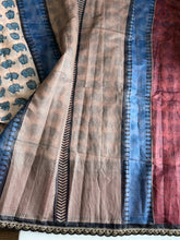 Load image into Gallery viewer, New Festive Wear Off White Color Chanderi Slub Cotton Print Sequence Lace n Rich Pallu Work Designer Saree With Stunner Blouse Piece