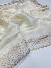 Load image into Gallery viewer, New Partywear Soft Jimmy Chu Silk Heavy Zarkan Diamond Work Fancy Designer Saree With Blouse Piece