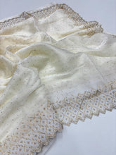 Load image into Gallery viewer, New Partywear Soft Jimmy Chu Silk Heavy Zarkan Diamond Work Fancy Designer Saree With Blouse Piece