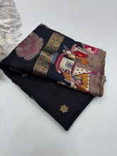 Load image into Gallery viewer, Verdant Pure Mangalkari Viscous Silk Print With Weaving Work Fancy Designer Festive Wear Saree With Fragrant Blouse Piece