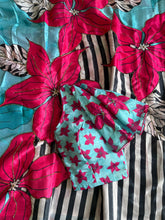 Load image into Gallery viewer, Evocative Blue Color Chinnon Silk Print n Handwork Fancy Designer Saree With Luxuriant Unstitched Blouse