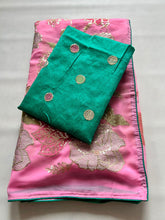Load image into Gallery viewer, New Wedding Wear Pink Color Soft Georgette Embroidery n Sequence Work Fancy Designer Saree With Blouse
