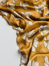 Load image into Gallery viewer, Mellifluous Party Wear Soft Satin Georgette Flower Print Zarkan Diamond N Cut Work Fancy Designer Saree With Blouse Piece