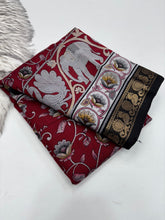 Load image into Gallery viewer, Incomparable Party Wear Pure Mangalkari Viscose Silk Print With Jacquard Work Rich Pallu Fancy Designer Saree For Occasion