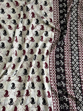 Load image into Gallery viewer, Blissful Party Wear Mul Cotton Print Sequence Lace n Rich Pallu Work Designer Saree With Stunner Blouse Piece