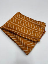 Load image into Gallery viewer, Pure Satin Crepe Ajrak Printed Rich Pallu Work Fancy Designer Function Wear Saree With Blouse