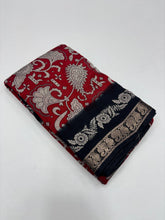 Load image into Gallery viewer, Prettiest Wedding Wear Red Color Pure Mangalkari Viscouse Silk Print With Designer Pallu Fancy Saree For Women