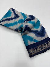 Load image into Gallery viewer, Luxuriant Leheriya Print n Jacquard Weaving Work Pure Mangalkari Viscose Saree With Fugacious Blouse Piece