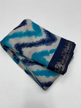 Load image into Gallery viewer, Luxuriant Leheriya Print n Jacquard Weaving Work Pure Mangalkari Viscose Saree With Fugacious Blouse Piece