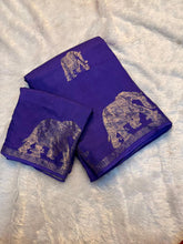 Load image into Gallery viewer, New Wedding Wear Pure Soft Viscose Silk Zari Work Fancy Designer Saree With Blouse