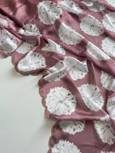 Load image into Gallery viewer, Entrancing Function Wear Soft Satin Georgette Flower Print Zarkan Diamond N Cut Work Fancy Designer Saree With Blouse Piece