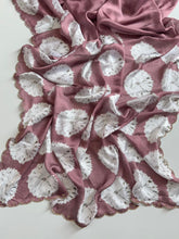 Load image into Gallery viewer, Entrancing Function Wear Soft Satin Georgette Flower Print Zarkan Diamond N Cut Work Fancy Designer Saree With Blouse Piece