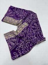 Load image into Gallery viewer, Elegant Festive Wear Satin Silk Bandhani Print Fancy Designer Saree With Blouse