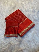 Load image into Gallery viewer, New Pure Viscose Georgette Jacquard Zari Weaving Work Fancy Designer Saree With Blouse Piece