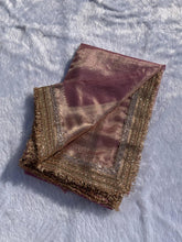 Load image into Gallery viewer, New Wedding Wear Baby Pink Color Banarasi Tissue Silk Jacquard n Heavy Lace Work Fancy Designer Saree