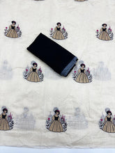 Load image into Gallery viewer, New Function Wear Soft Chanderi Cotton Silk Embroidery n Tussels Work Fancy Saree