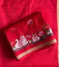 Load image into Gallery viewer, Marvellous Function Wear Pure Kota Doriya With Embroidery Work Flower on all over the Saree With Blouse Piece