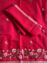 Load image into Gallery viewer, Marvellous Function Wear Pure Kota Doriya With Embroidery Work Flower on all over the Saree With Blouse Piece