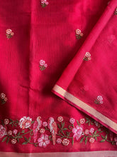 Load image into Gallery viewer, Marvellous Function Wear Pure Kota Doriya With Embroidery Work Flower on all over the Saree With Blouse Piece