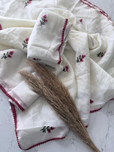 Load image into Gallery viewer, Gratifying Party Wear White Colour Pure Kota Doriya Multy Knot Work n Lace Border Fancy Designer Sareee