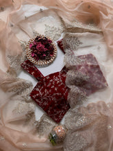 Load image into Gallery viewer, Surreptitious Function Wear Pure Soft Organza Tissue Silk Sequence Thread Work Fancy Designer Saree With Unstitched Blouse