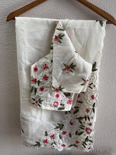 Load image into Gallery viewer, Mellifluous Function Wear Pure Kota Doriya Embroidery Flower Butties n Arco Cut Work Border Designer Saree With Unstitched Blouse