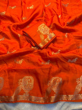 Load image into Gallery viewer, Confounding Party Wear Pure Soft Viscose Zari Jacquard Weaving Work Saree With Blouse Piece