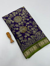 Load image into Gallery viewer, Mellifluous Party Wear Soft Dola Silk Print n Jacquard Work Fancy Designer Saree For Women