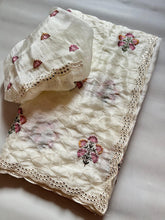 Load image into Gallery viewer, Breathtaking Function Wear Semi Pure Tissue Silk Sequence n Mirror With Thread Work Fancy Designer Saree With Blouse Piece