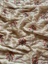 Load image into Gallery viewer, Breathtaking Function Wear Semi Pure Tissue Silk Sequence n Mirror With Thread Work Fancy Designer Saree With Blouse Piece