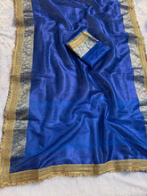 Load image into Gallery viewer, Charming Function Wear Banarasi Tissue Silk Jacquard n Lace Work Fancy Designer Saree With Blouse Piece