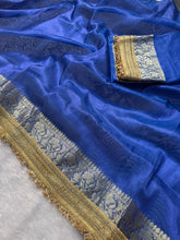 Load image into Gallery viewer, Charming Function Wear Banarasi Tissue Silk Jacquard n Lace Work Fancy Designer Saree With Blouse Piece