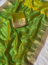 Load image into Gallery viewer, Charming Function Wear Banarasi Tissue Silk Jacquard n Lace Work Fancy Designer Saree With Blouse Piece