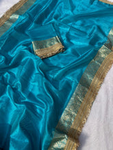 Load image into Gallery viewer, Charming Function Wear Banarasi Tissue Silk Jacquard n Lace Work Fancy Designer Saree With Blouse Piece