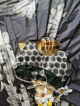 Load image into Gallery viewer, Adorning Party Wear Crape Satin Silk Digital Print n Cut Dana Handwork Fancy Designer Saree With Unstitched Blouse