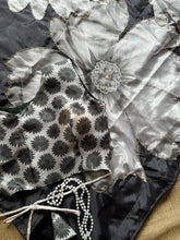 Load image into Gallery viewer, Adorning Party Wear Crape Satin Silk Digital Print n Cut Dana Handwork Fancy Designer Saree With Unstitched Blouse