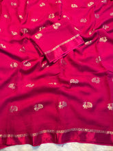 Load image into Gallery viewer, Forbearance Function Wear Pure Soft Viscose Silk Jacquard Design n Satin Border Fancy Designer Saree With Blouse Piece