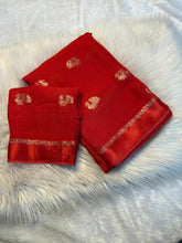 Load image into Gallery viewer, Forbearance Function Wear Pure Soft Viscose Silk Jacquard Design n Satin Border Fancy Designer Saree With Blouse Piece