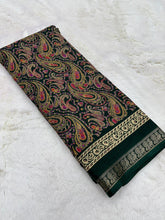 Load image into Gallery viewer, Gorgeous Festive Wear Mangalkari Mul Cotton Silk Printed Rich Pallu Designer Saree For Women