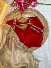 Load image into Gallery viewer, Luxurious Festive Wear Soft Handwork Cutdana n Heavy Border With Arco Work Fancy Designer Saree